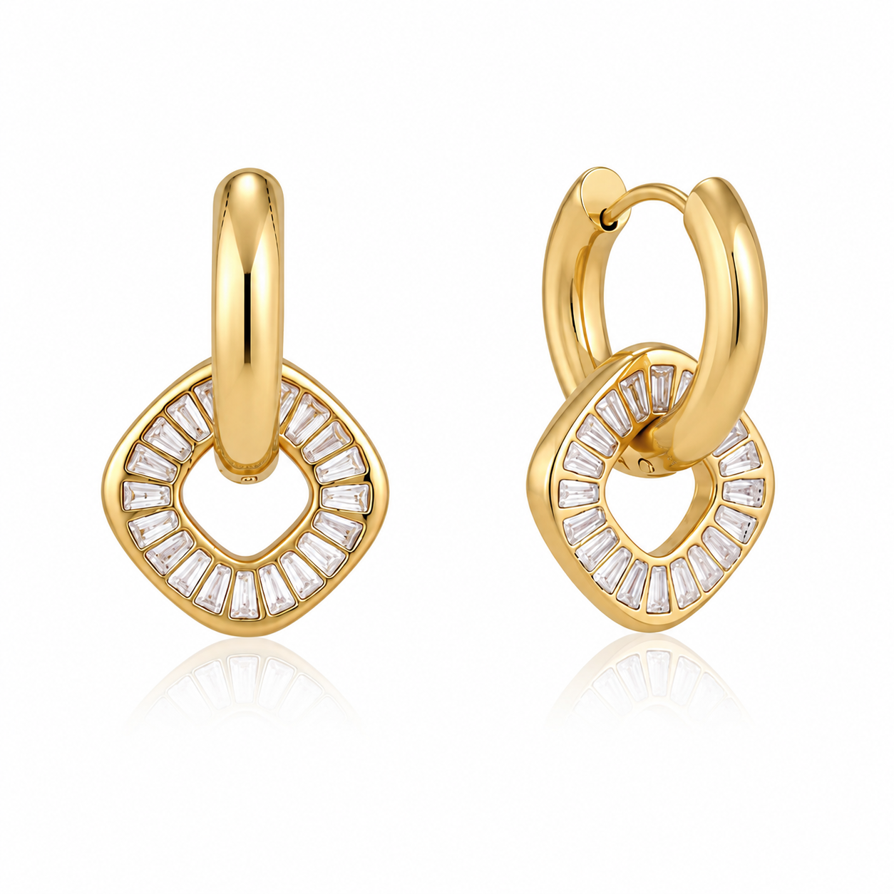 Halo Hoop Earrings