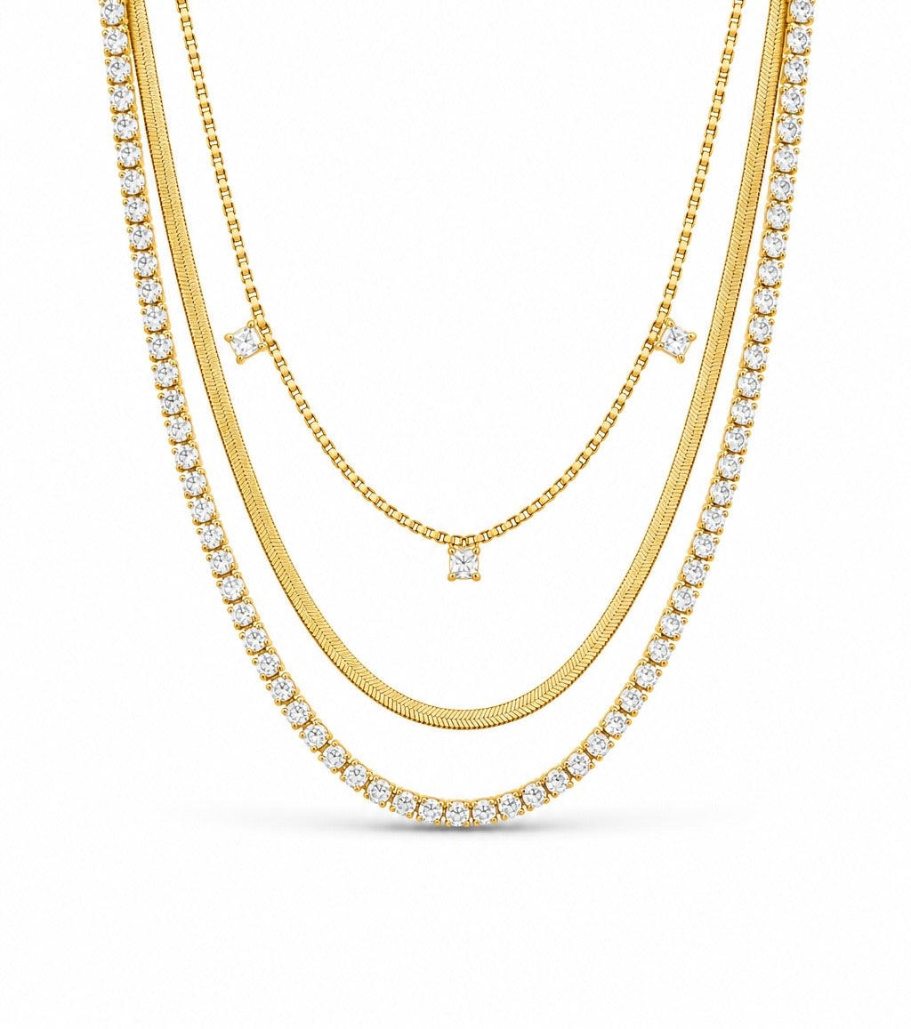 Trinity Layered Necklace